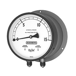 Bourdon Tube Differential Pressure Gauge