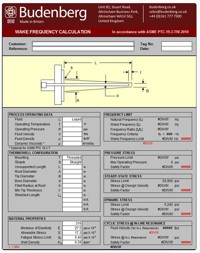 Free Wake Frequency Calculator